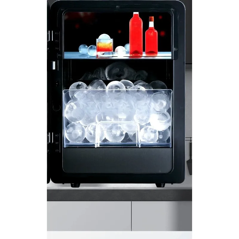 5cm Ice Ball Maker 40 Min 4 Balls Storage 30 for Whiskey Bar Home