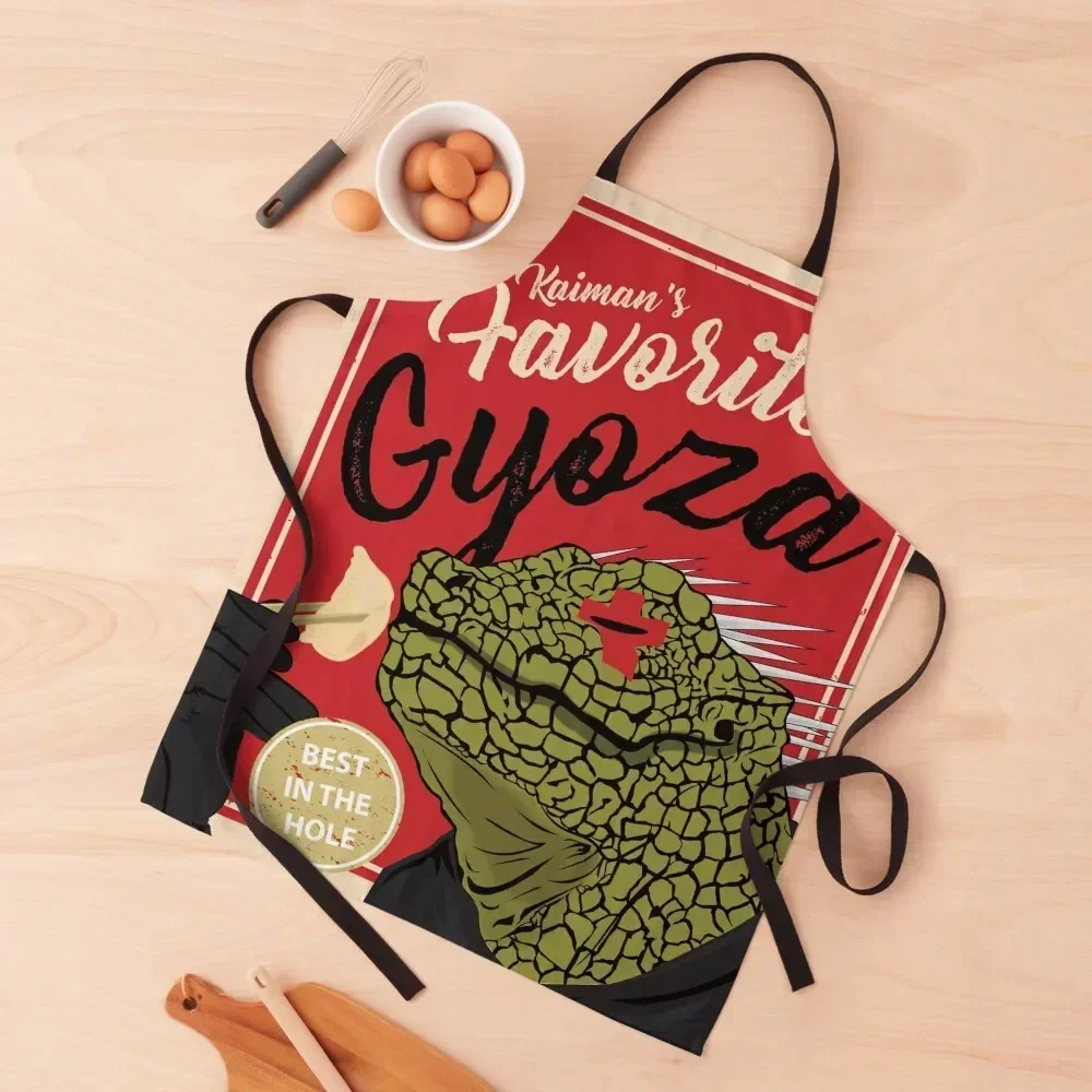 Dorohedoro anime Kaiman eating Gyoza Apron Novelties Kitchen And Home Kitchen And Home Items Apron