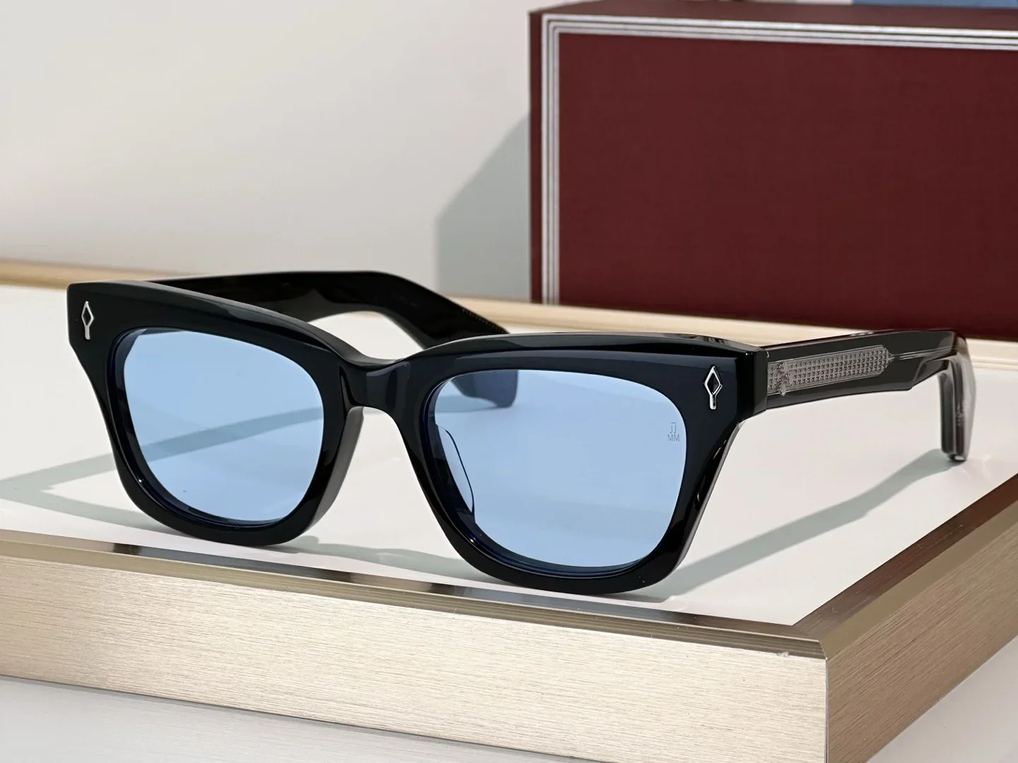 남녀공용 최고급 선글라스 DEALAN 에폭시 사이즈 50 스타일 UV400 레트로 패션 특별 디자인 선글라스 (케이스 포함)