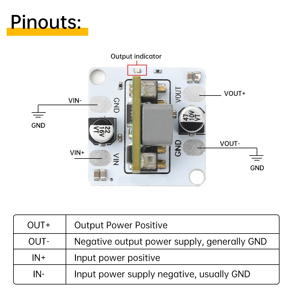 DC 9~16V to DC 5V 10A Buck Module High Power Voltage Regulator Module with Protection High Efficiency Regulated Power Supply