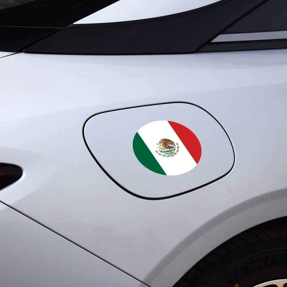 

Creative Sticker Mexican Flag Sticker Waterproof Self-adhesive Car Vinyl Decals Mexico Country Flag Decoration Car Accessories