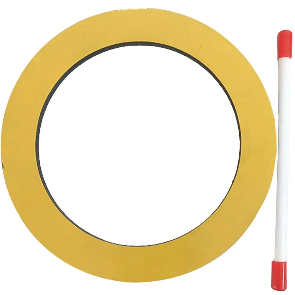 

Round H Drum Kids Musical Toy Material Yellow Color Smooth Surface Safe H held Percussion Instrument Supply Toy