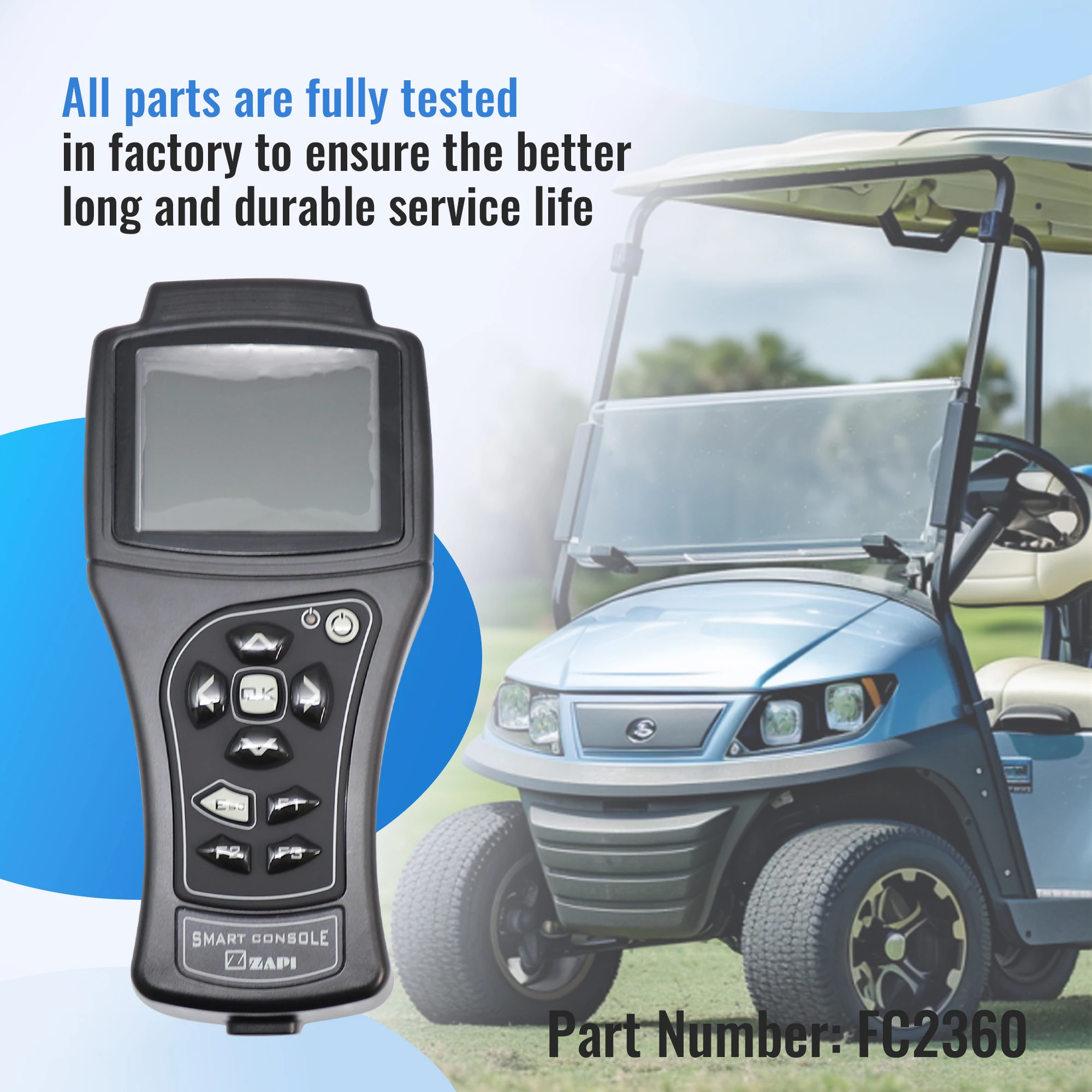 Ручной программатор Smart Console FC2360 для двигателя переменного тока Zapi FC2463-SMART вилочный погрузчик