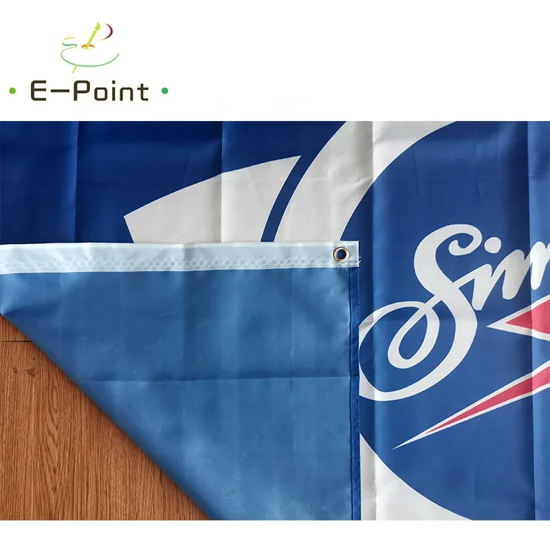 Flag Simson Blue 2ft*3ft (60*90cm) 3ft*5ft (90*150cm) Size Christmas Decorations for Home Flag Banner Gifts