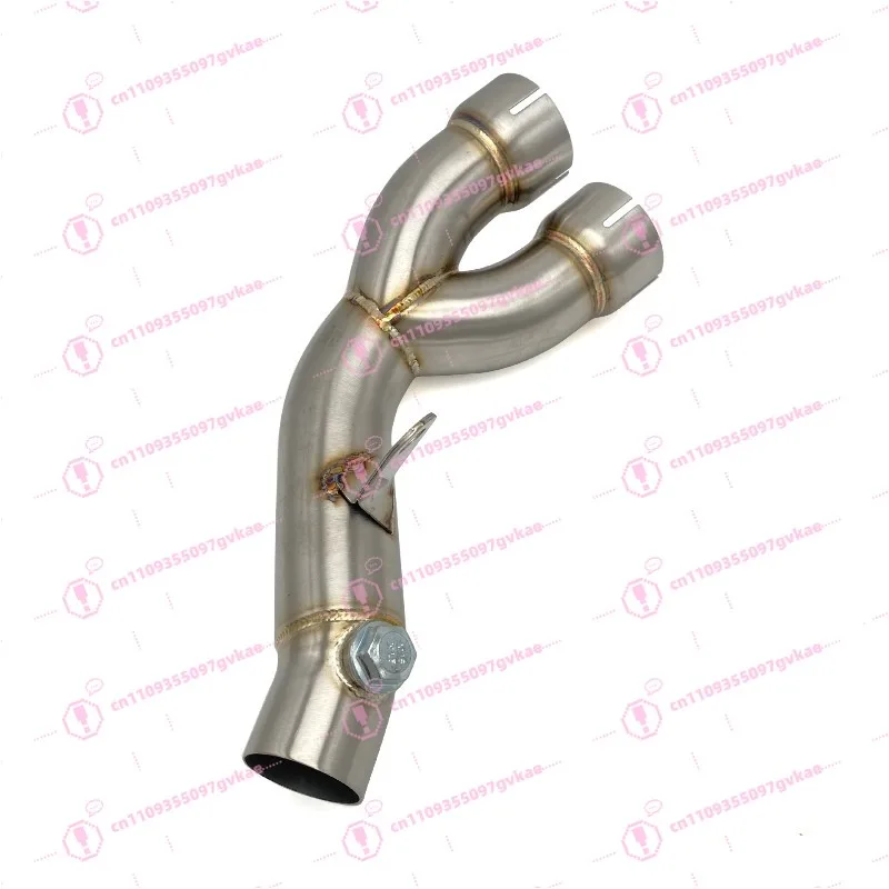 

Средняя труба выхлопной системы для мотоцикла 2006-2020, без резонатора, с функцией Cat Delete, высокопоточная соединительная труба, модифицированная выхлопная система