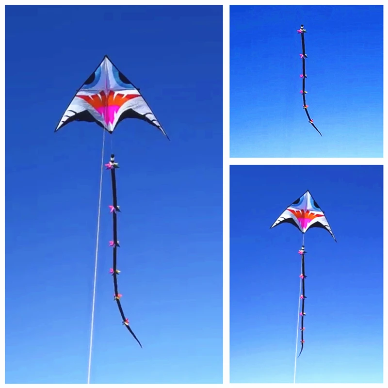 

free shipping 18m giant kite tails 3d kites windsocks kites flying toys for kids Fishing lines kite package giant outdoor games