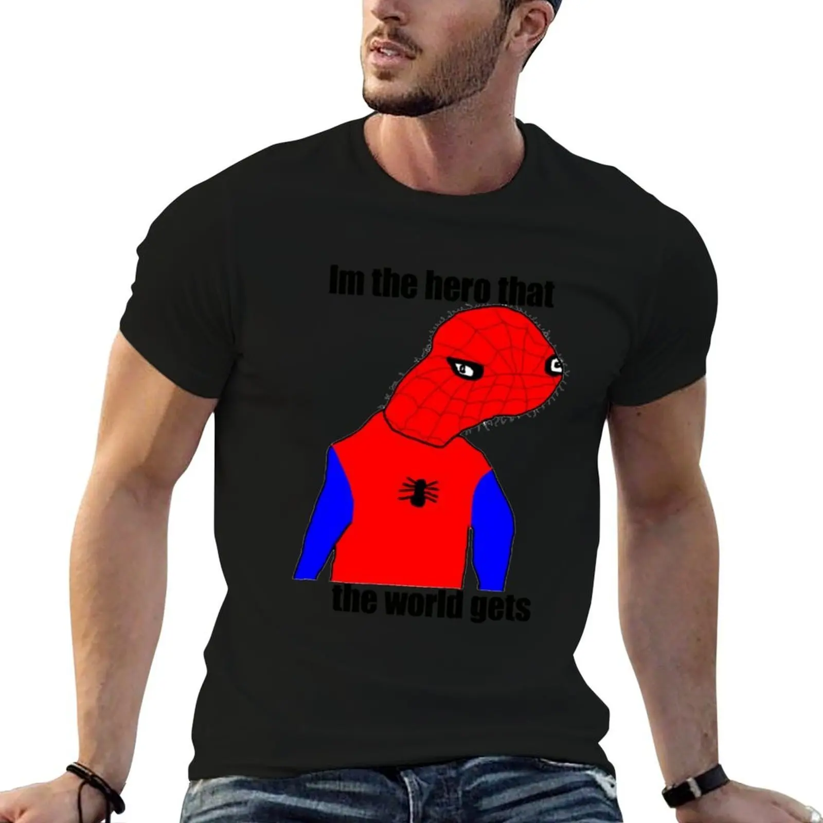 

Spooderman T-Shirt t shirts cotton 100% funny t shirts dark humor man t shirts graphic T-Shirt