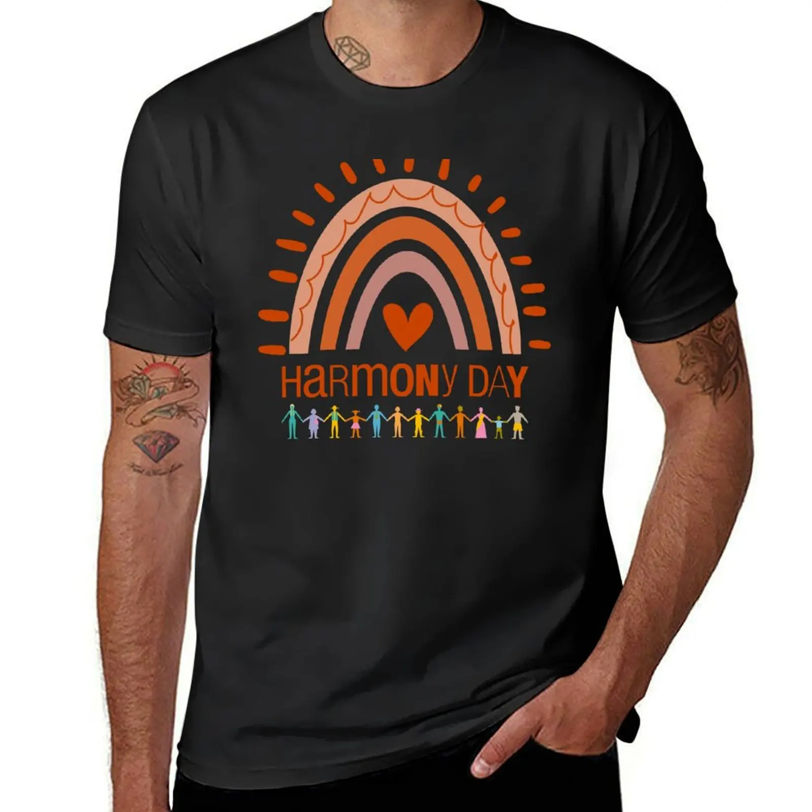 Harmony Day 2023 T-Shirt oversizeds plus size tops mens vintage t shirts