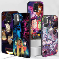 Star Trek Lower Decks Case for Xiaomi Redmi 10A 10C 9C 12C 9A 9i 10 12 9 Prime 9T K40 Pro Black Soft TPU Mobile Phone Bag Cover