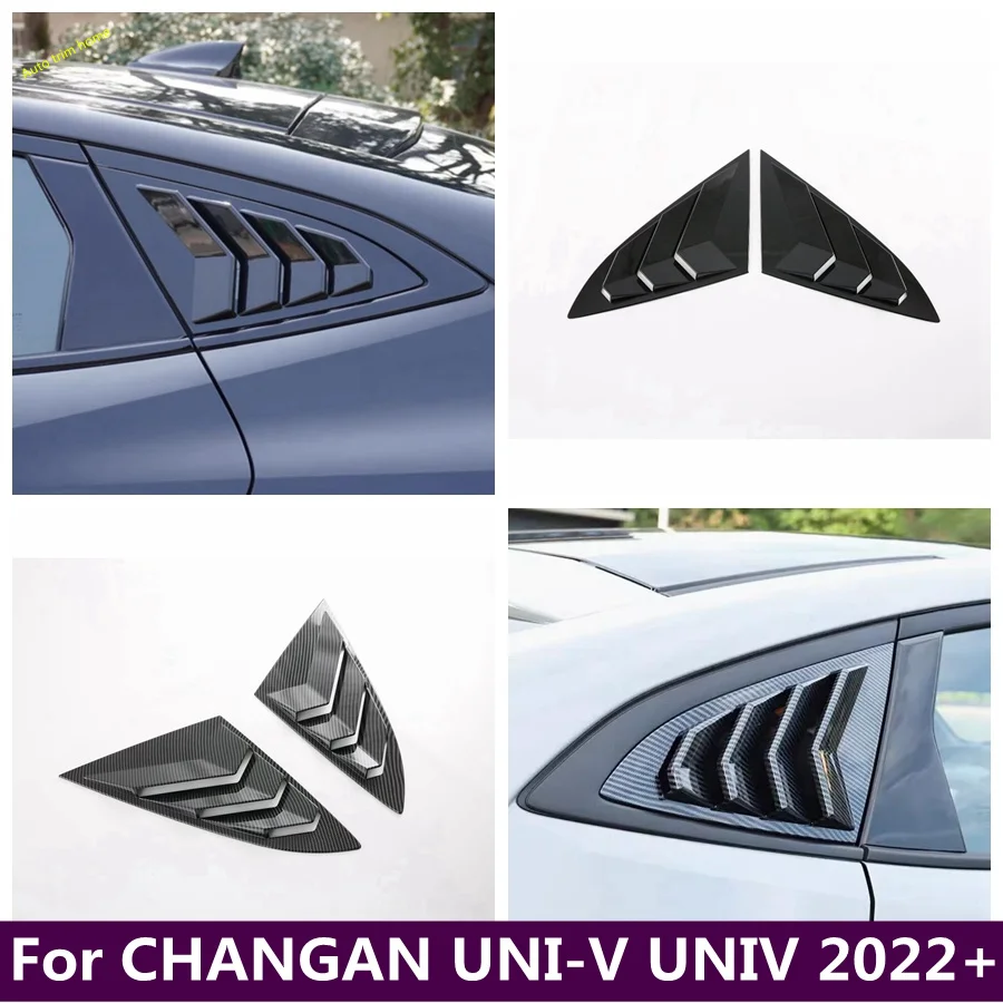 

Rear Quarter Window Louvers Scoops Spoiler Tunning Decor Panel Side Air Vent Cover Trim For CHANGAN UNI-V UNIV 2022 2023 2024