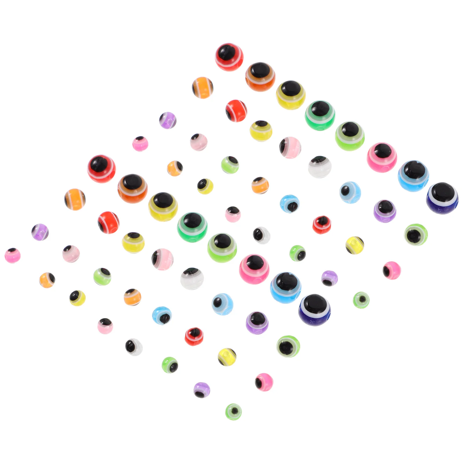 

100pcs Evil Eye Beads for Jewelry Making Bracelet Necklace Earrings Craft Decor DIY Resin Lucky H made Accessories
