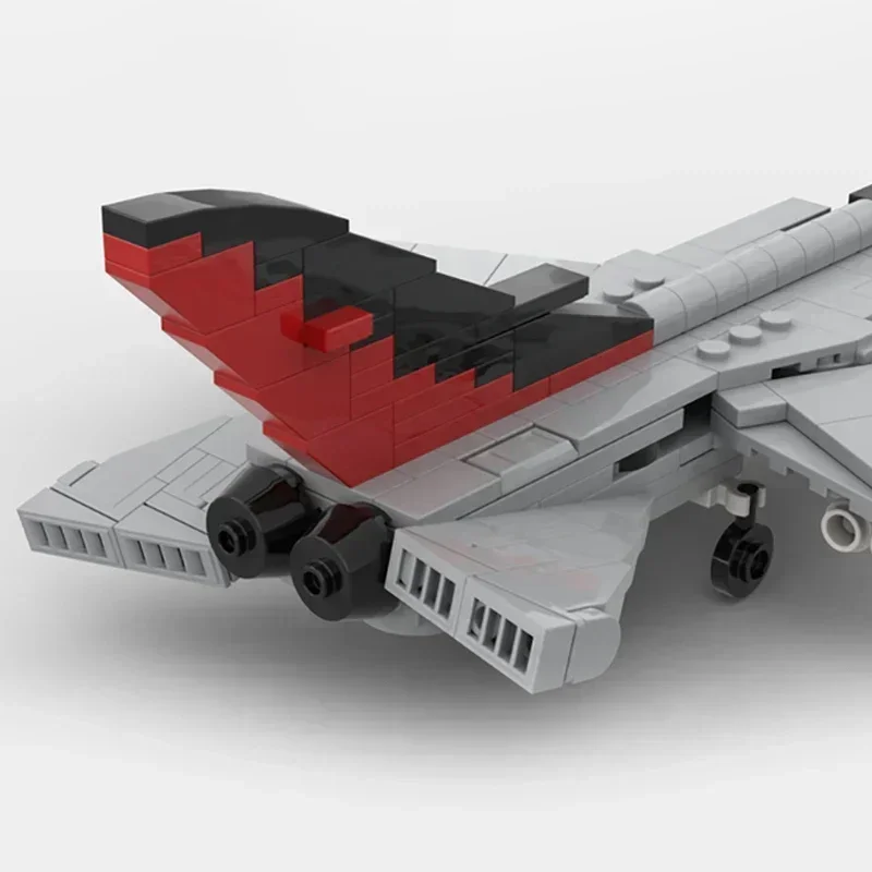 

Moc Building Bricks Модель военного истребителя 1:72 Торнадо ADV F.3 Технология Модульные блоки Подарки Рождественские игрушки Наборы «сделай сам» Сборка