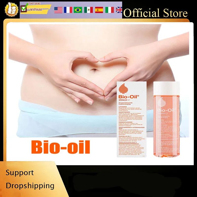 Bio-oil 200ml, Prevents and Fades Pregnancy Obesity Scars, Is Gentle and Non-irritating.