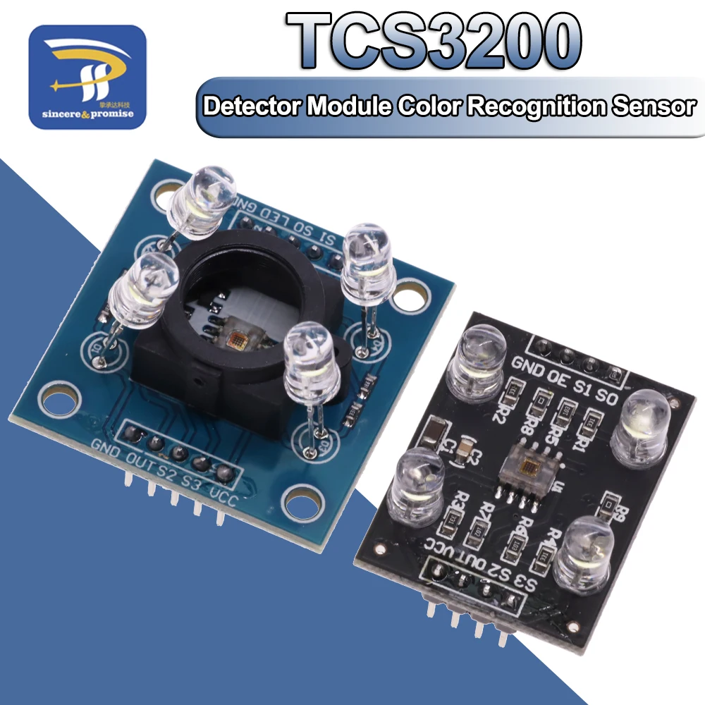 GY-31 TCS230 Detector Module Color Recognition Sensor Accessories For MCU Arduino  DIY Module DC 3-5V Input TCS3200