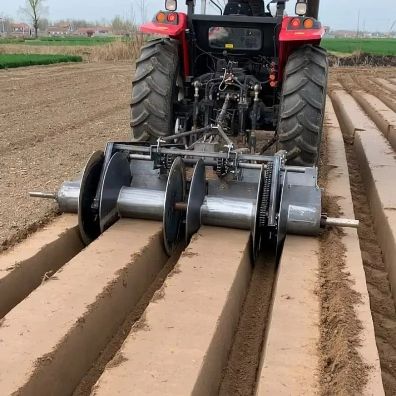 Agriculture Soil Bed Former Ridger Best Quality Farm Tractor ridge Making Ridges Machine 1~3 Rows Ridging Machine view 2