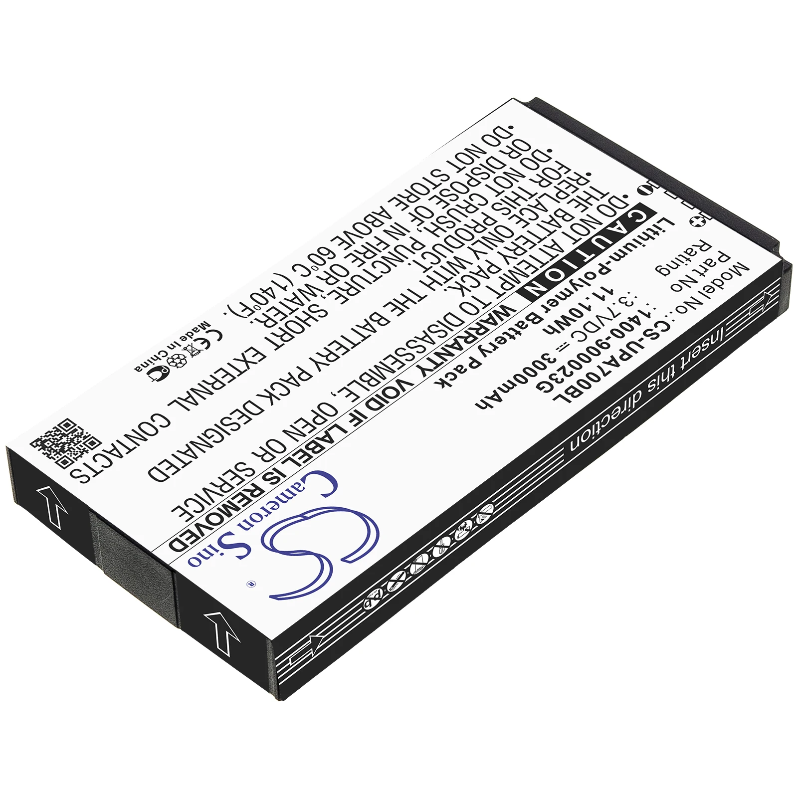 

Li-Polymer Barcode Scanner Battery for Unitech, 3.7V, 3000mAh, Compatible Models: PA700, PA700MCA, PA720