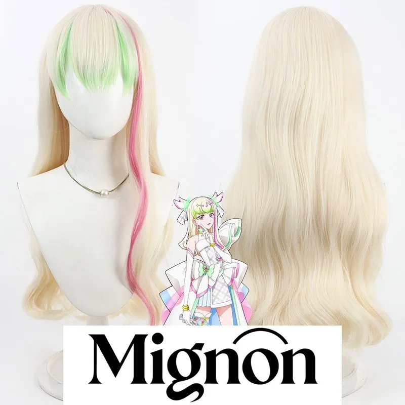 

Парик для косплея You and Idol Pretty Cure Purirun Cure Zukyo, подарок на Хэллоуин