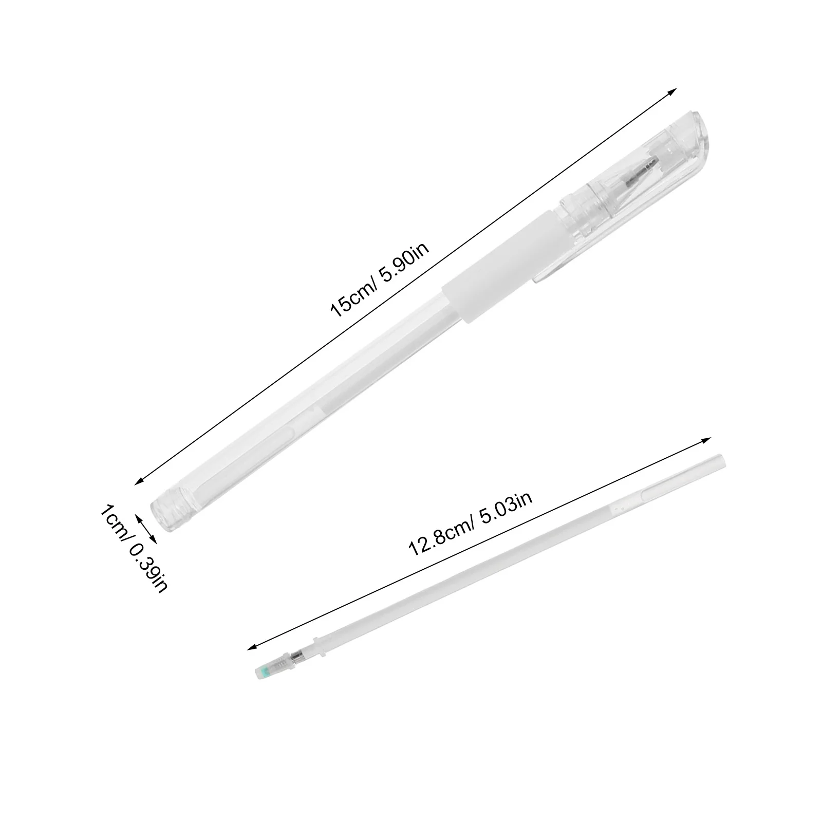 2 قطعة قلم تحديد الحاجب Microblading الوشم تحديد المواقع الدقة رسم الخرائط أداة استنسل مقاومة للماء لتشكيل الحاجب #4