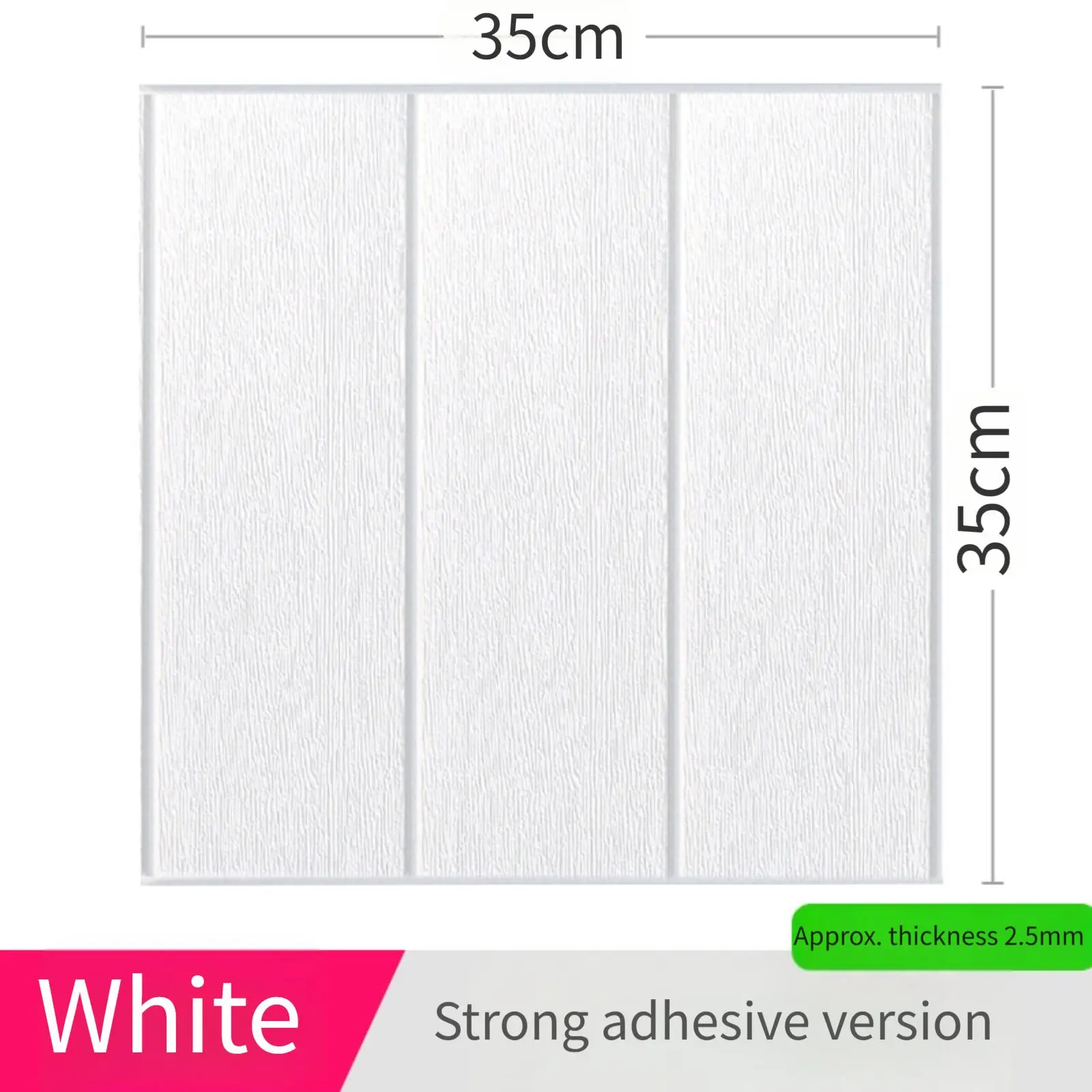 3D Self-Adhesive Wall Sticker Wood Grain- Stickers Waterproof Foam Bedroom Soundproof Wallpaper DIY Decals Home Decor