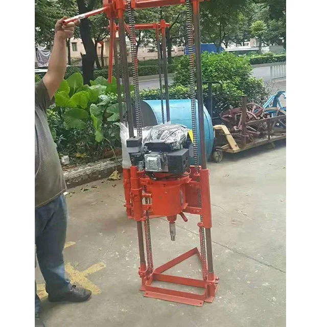 Pneumatic Air leg Diamond machine drilling roads and mines Cheap portable 30m deep small water hole drilling machine