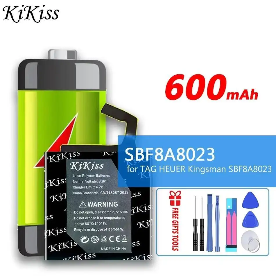 

Мощный аккумулятор KiKiss 600 мАч для смарт-часов TAG HEUER CONNECTED Kingsman SBF8A8023