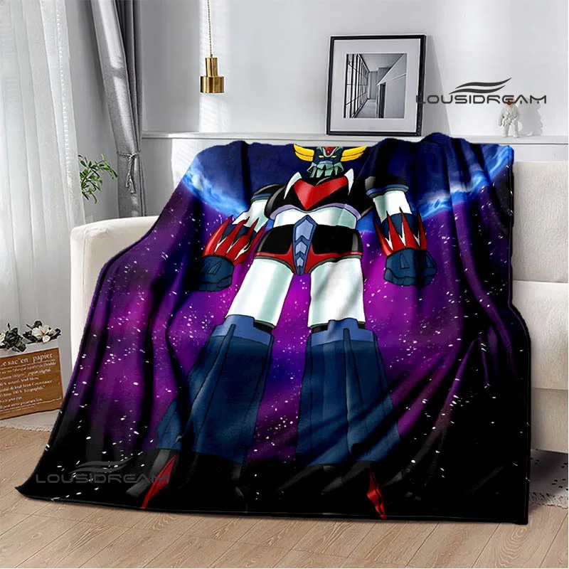 UFO ROBO GRENDIZER GOLDORAK Printed blankets Warm Flannel blankets Soft and comfortable blanket bed linings Birthday Gift