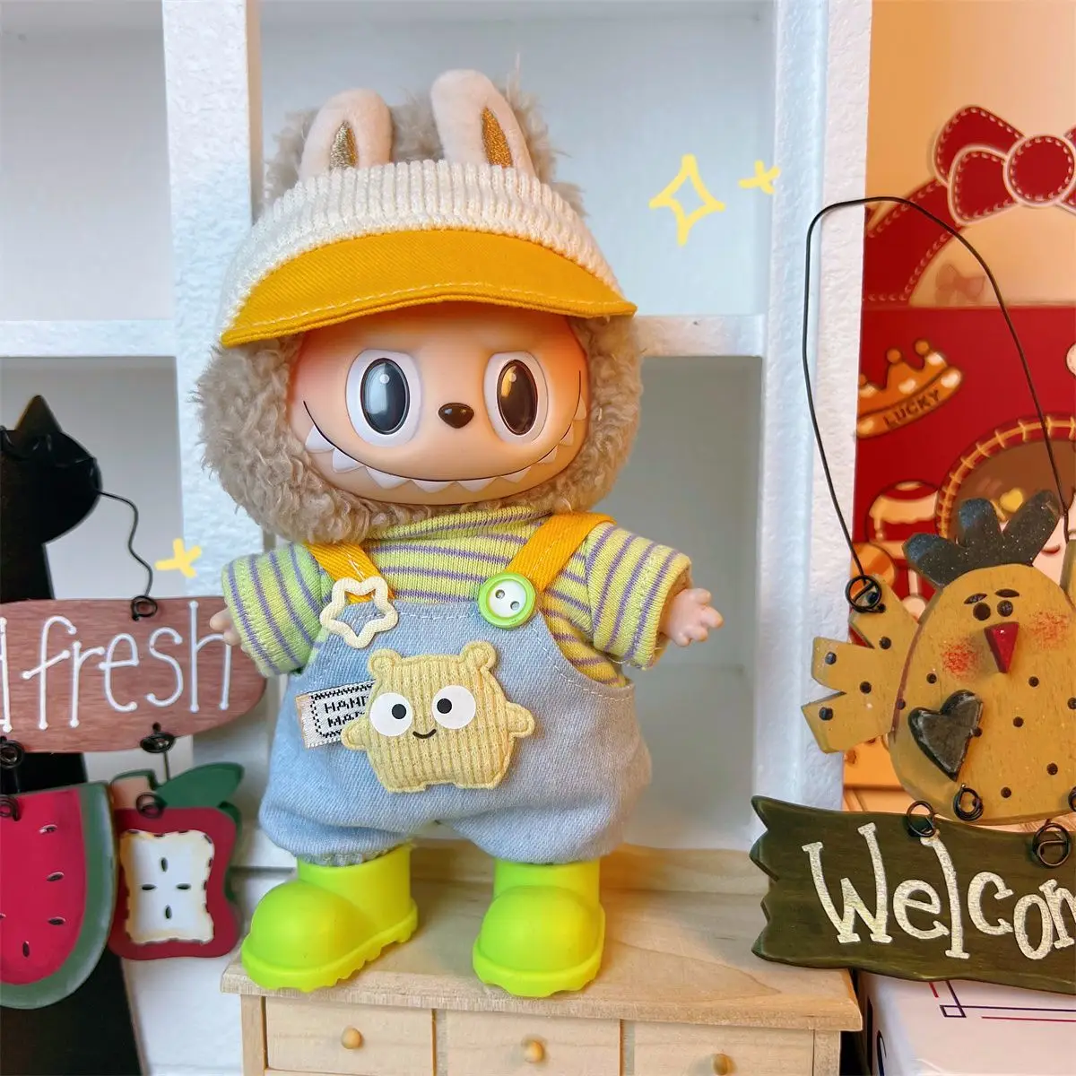 

Кукла-одежда Бубу Летняя кукла-подвеска Тан Цзяомиан 17 см Универсальный сменный комплект одежды Взрывы Мода.