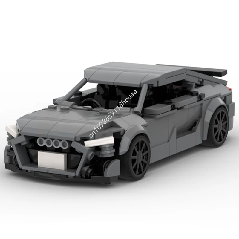 342 Uds. MOC Audi RS7 campeón de la ciudad supercarros modelo bloques de construcción juguetes creativos ladrillo DIY cumpleaños educación regalos de navidad