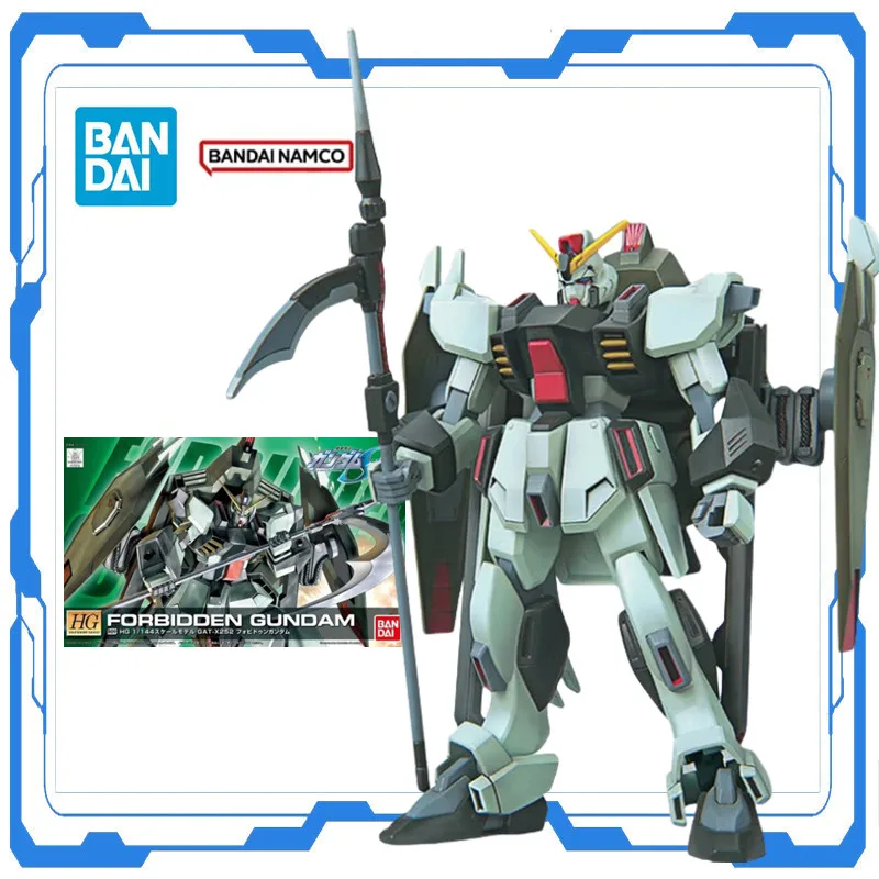 

Original Bandai Genuine Gundam Anime Assembly Model Kit HG FORBIDEN Gundam Figure Action Desktop Ornament Toys Gifts For Kids
