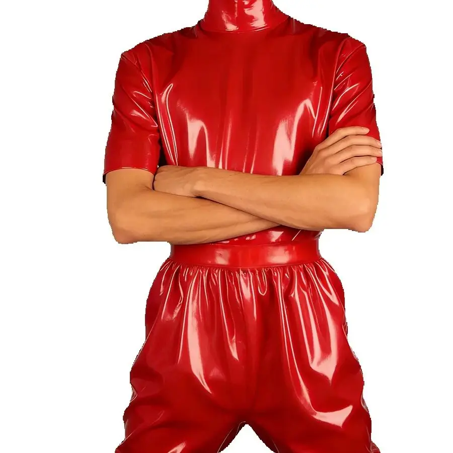 

Новый латексный красный резиновый комбинезон-костюм для Хэллоуина, модная униформа для косплея и вечеринок