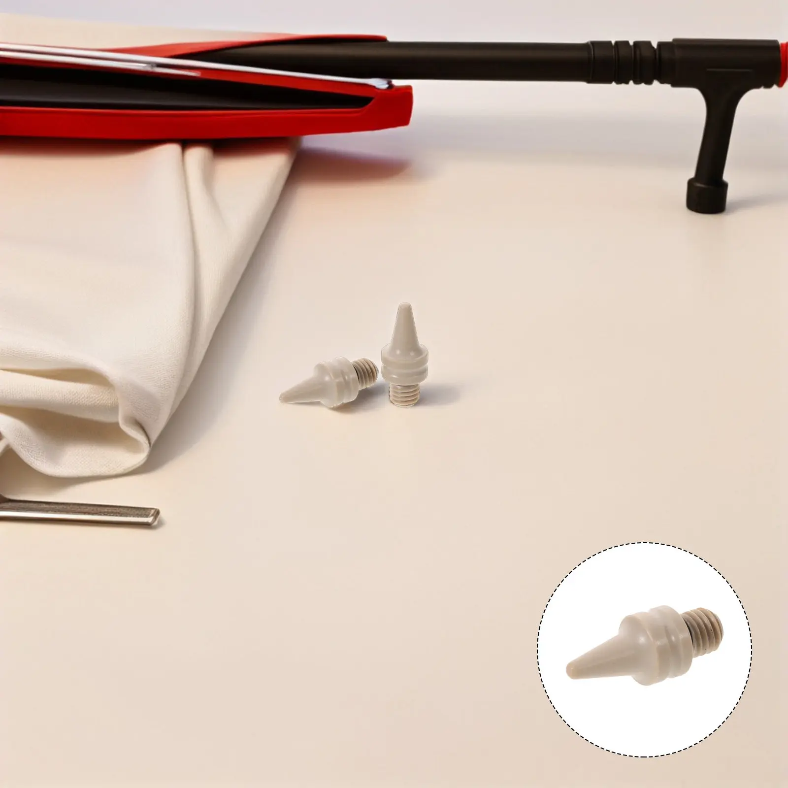 

2Pcs Dent Repair Pen Tips Polyetheretherketone Tap Down Heads Auto Body Dent Removal Tool Paintless Repair Accessory