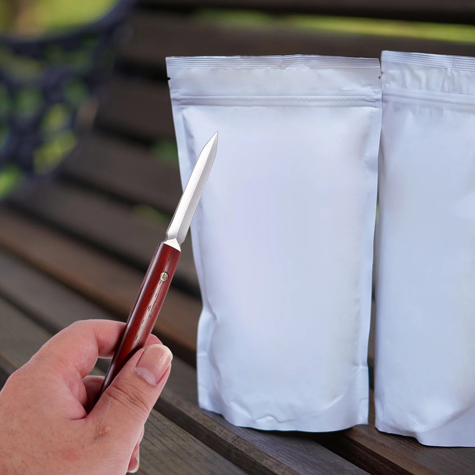 

1pc Stainless Steel Needle Wood Handle Prying Tool For Puer Tea Cakes Portable Tea Culture Needle Set Ideal For Home