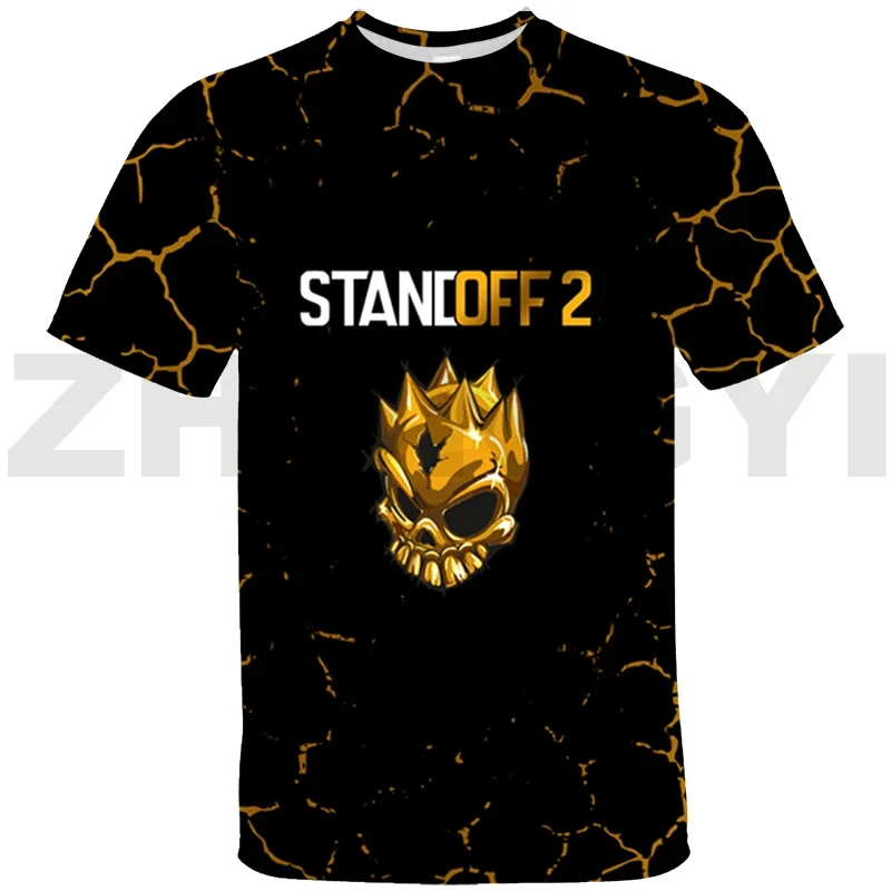 Funny Game Standoff 2 Print Graphic T Shirts 3D Children Cartoon Vintage T Shirt Men Clothing Tops Casual Sports Boys Girls Tees