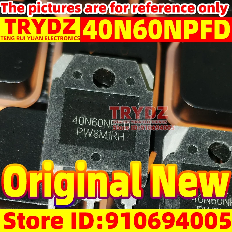5-1 piezas Transistor IGBT IC original nuevo 40N60FD2 = 40N60NPFD SGT40N60NPFD TO-3P 40A600V para máquina de soldar