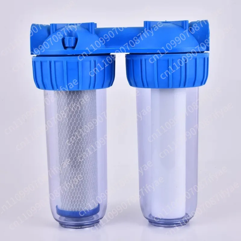10-Inch secondary double-stage transparent bottle Italian pre-filter household kitchen tap water pipe filtration