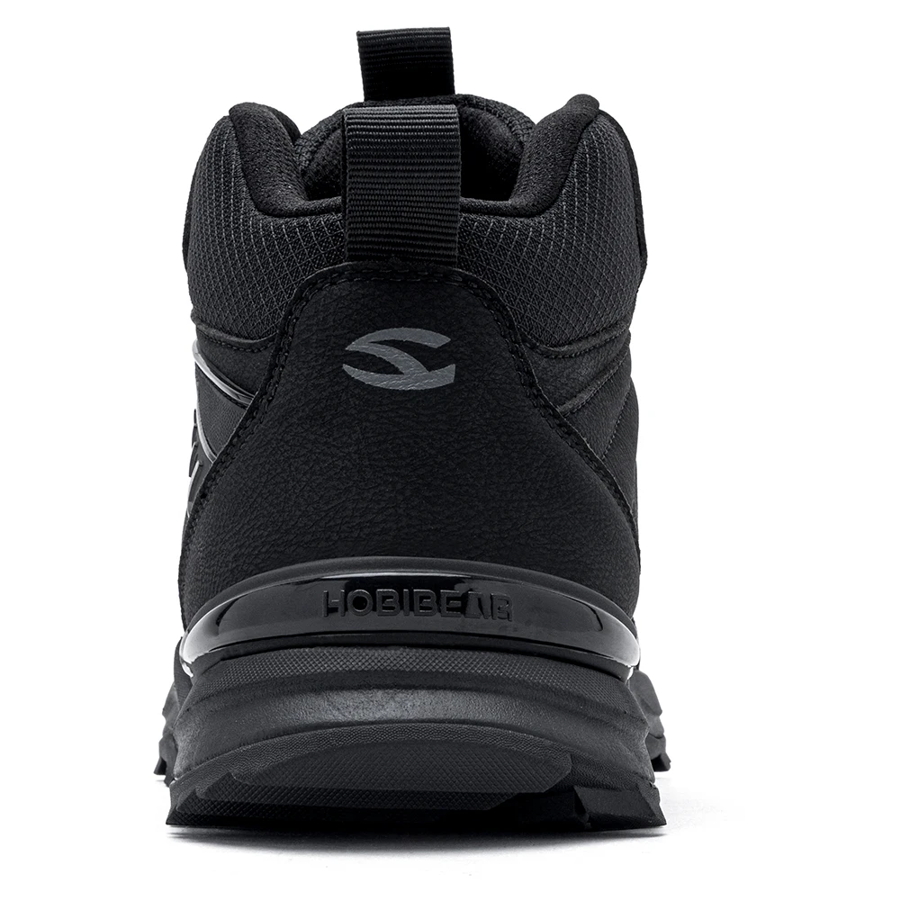 HOBIBEAR Herren Knöchelhohe Wander- und Laufschuhe mit Breiter Passform, Rutschfeste Outdoor-Trail-Wanderschuhe für Männer – Detail 11