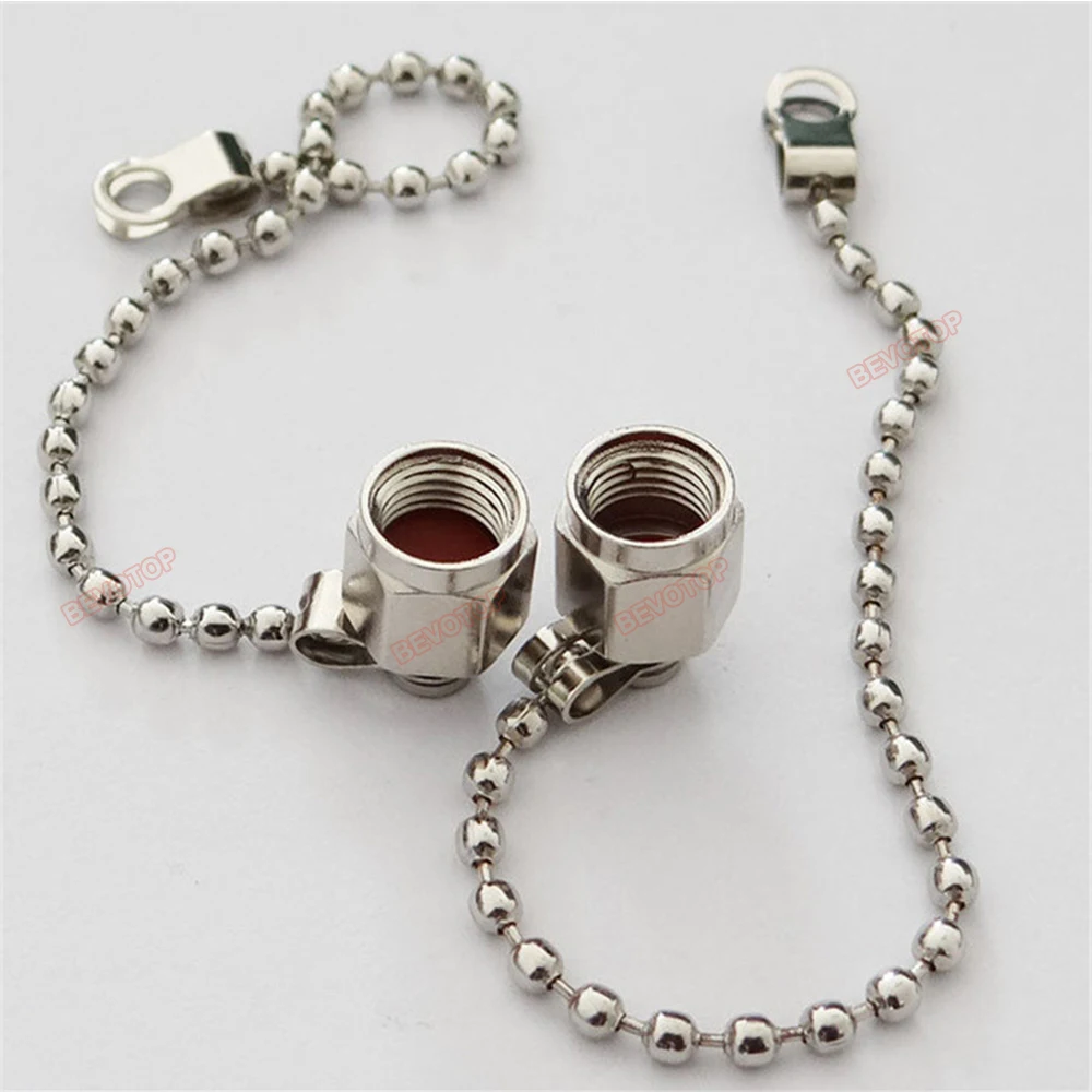 5pcs/lot Protective Cover SMA Dust Cap With Chain for SMA Female Connector Without Center Pin BEVOTOP