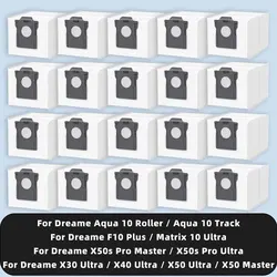 Dust Bag Fit For Dreame X30 X40 X50 Ultra, X50s Pro Ultra / Master, F10 Plus, Matrix 10 Ultra, Aqua 10 Pro Track / Ultra Roller