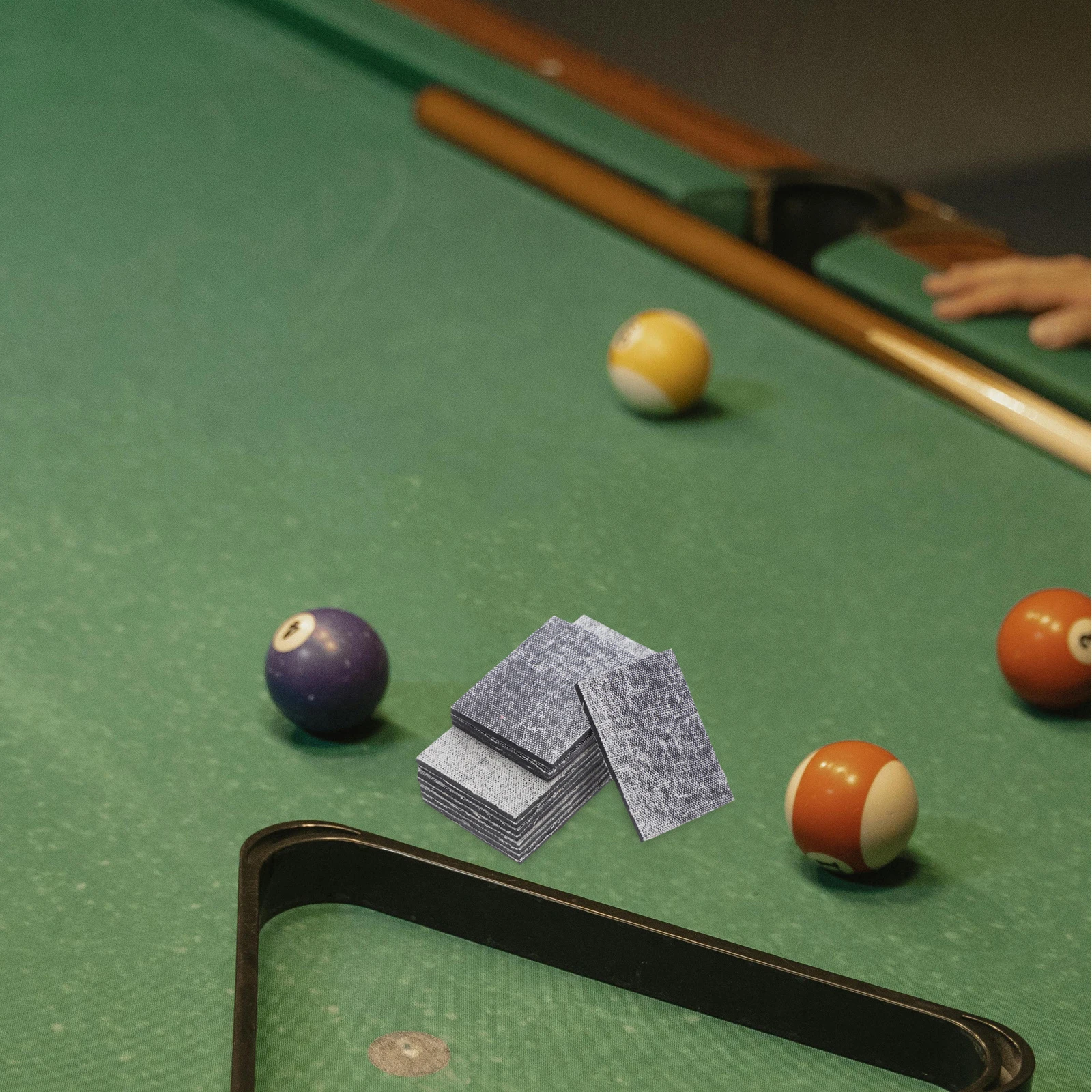 

12 Pcs Pool Table Billiard Accessories Billiards Beach Game Grey Ball Squeeze Bumper Liners