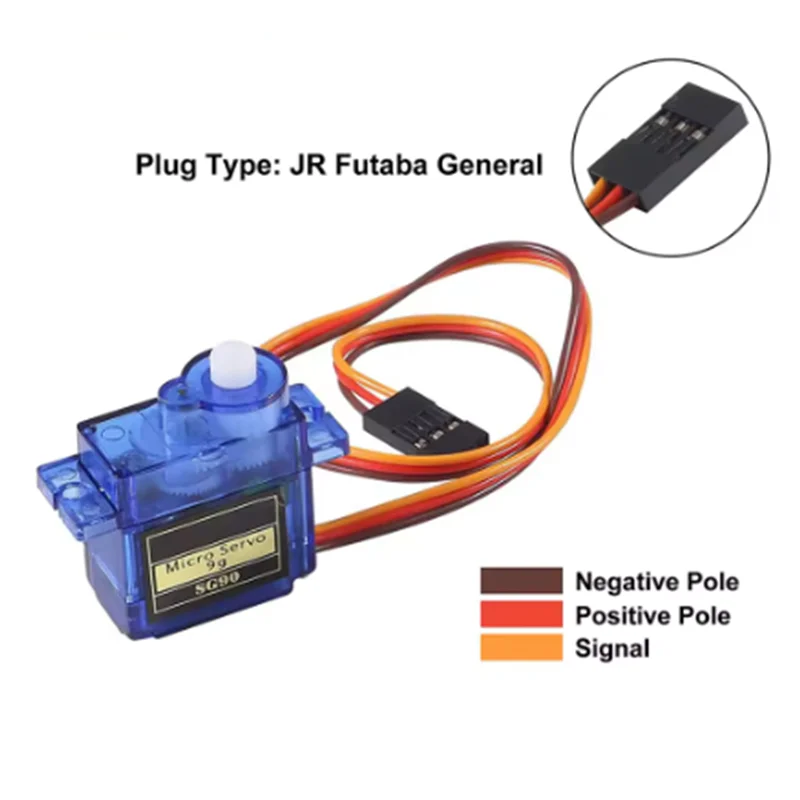 1-10PCS SG90 9G Micro Digital Servo Motor 180/360 Grad Starrflügel Getriebe servo Motor für Rc Hubschrauber Spielzeug Flugzeug Flugzeuge