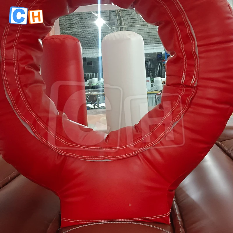 Picture 7: Inflatable PVC Commercial Gingerbread Bounce House Combo Christmas Bouncy Castle With Slide Inflatable Bouncers for Party