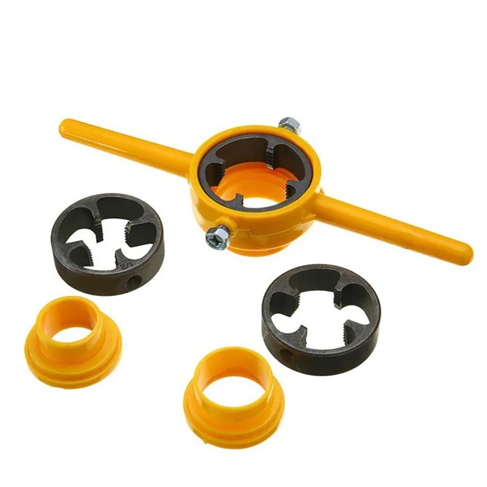 Thread Tool Maker Pipe Threader, Handle Tools, 200mm, Comprimento Total 50mm, Menor Diâmetro, NPT, Plástico, Liga, 1/2