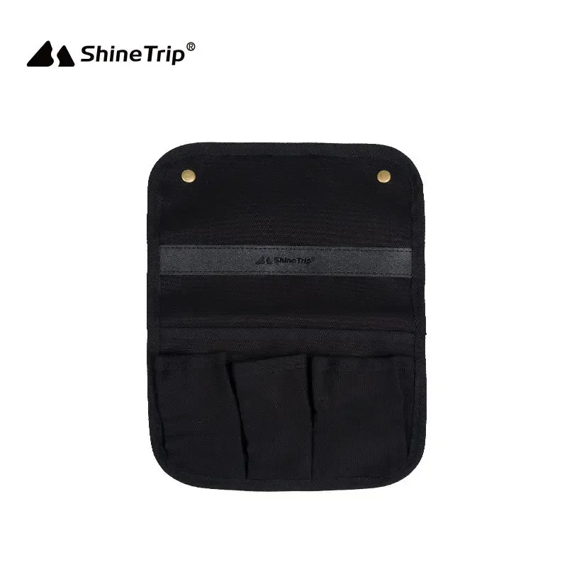 

Outdoor Kermit Side Storage Bag Portable Camping Finishing Mobile Phone Storage Bag Canvas Armrest Bag