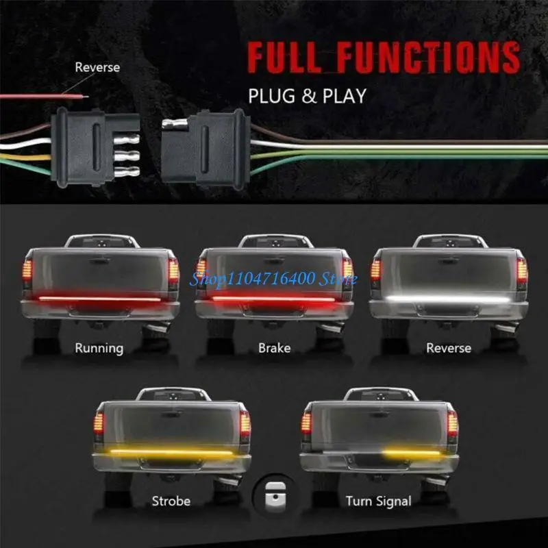 

y1gd 60 ”Truck Tail Dargate Светодиодная полосатая лампа Тройной ряд для забрать