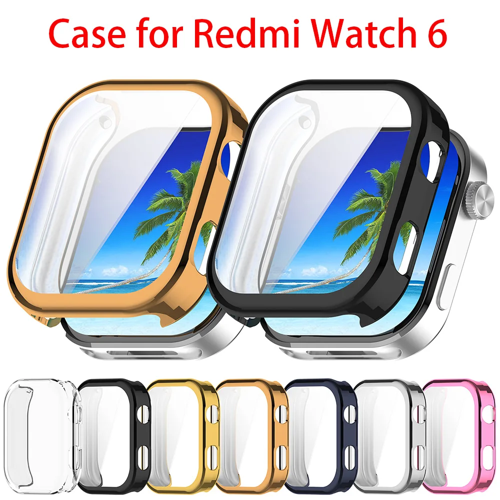 

Protective Case for Redmi Watch 6 TPU Full Cover with Screen Protector