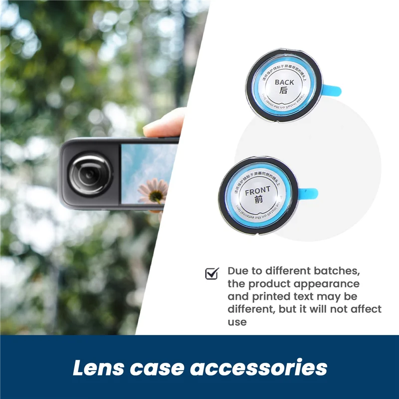 

A93P Lens Guard For Insta360 X3 Accessories Screen Protector Silicone Case Cover Mini Storage Bag Protective Frame