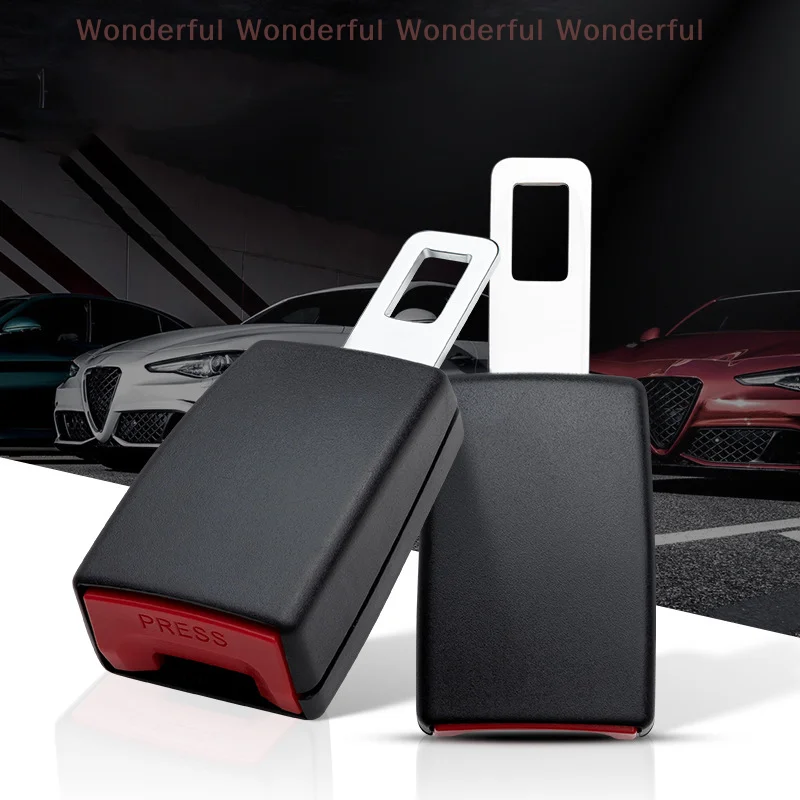 

New Car Seat Belt Buckle Clip Extender Car Safety Insuance Belts Extender Safety Belt Buckles Extension Accessories