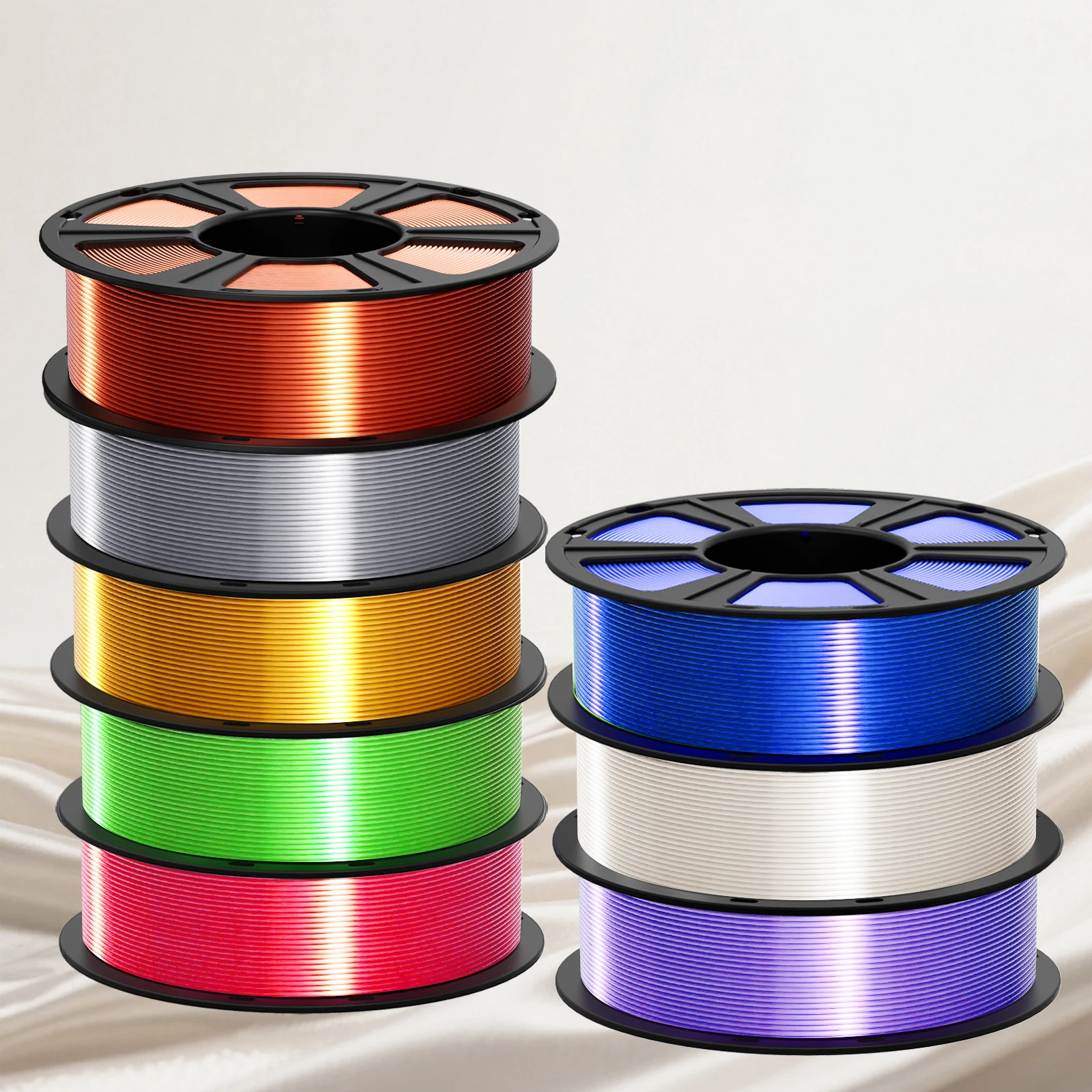GEEETECH Silk PLA 3d Filament Wire 1kg 1.75mm Spool Wire 3D Printer Material 3D Print Refills, Fast Delivery Vacuum Package