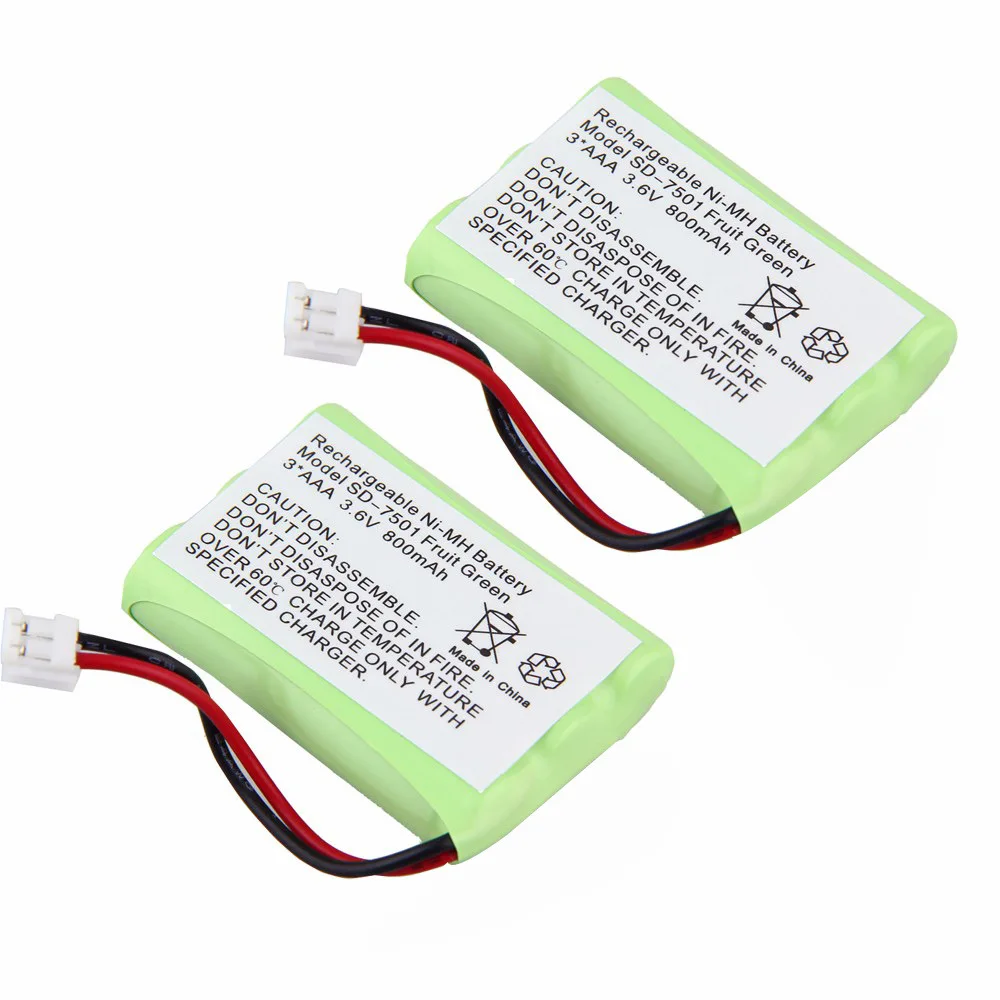 3.6V 800mAh AAA NiMH Battery for Motorola SD-7501 V-Tech 89-1323-00-00 AT & T Lucent 27910 CPH-464D Cordless Home Phone
