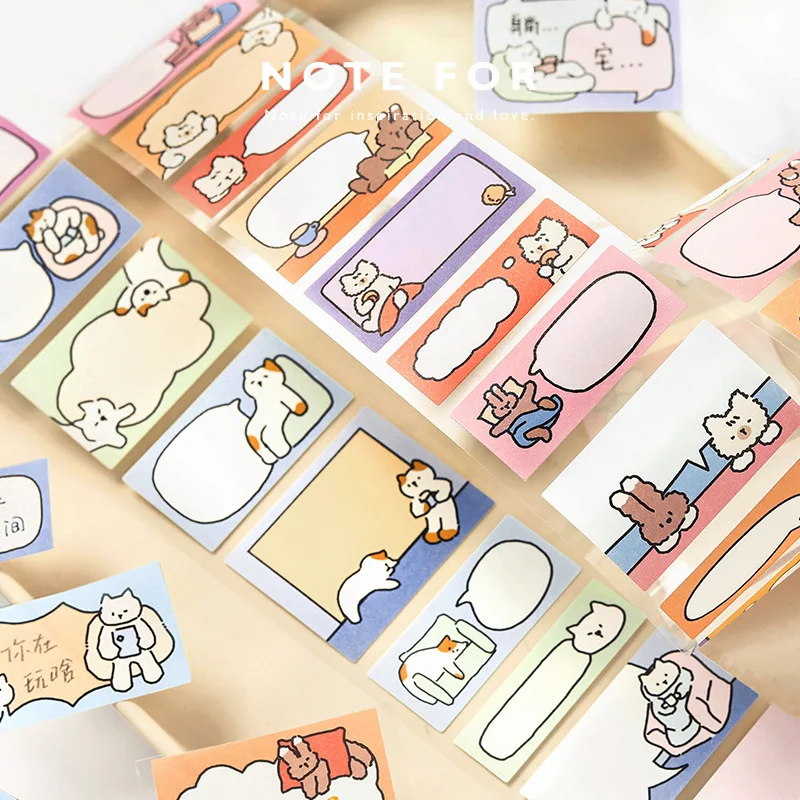 

1pcs/1lot Decorative Adhesive Tapes Lazy Notepad Decorative Scrapbooking DIY Paper Japanese Stickers